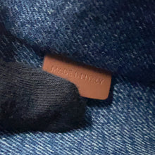 将图像加载到图库查看器中，CELINE With StrapSmallPouch Blue/Brown10J502 Denim
