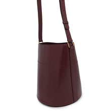 Load image into Gallery viewer, CELINE Mayon Triomphe Bucket Bag Shoulder Bag Bordeaux193043 Leather
