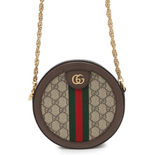将图像加载到图库查看器中，GUCCI GG Supreme Ophidia Beige/Brown550618 PVC Leather
