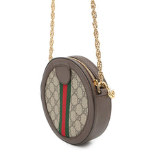 将图像加载到图库查看器中，GUCCI GG Supreme Ophidia Beige/Brown550618 PVC Leather
