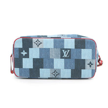 Load image into Gallery viewer, LOUIS VUITTON Square Patchwork Neverfull Blue/RedM44981 Monogram Denim Size MM
