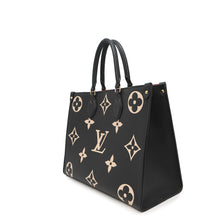 Load image into Gallery viewer, LOUIS VUITTON Onthego Noir/BeigeM45495 Bicolor Monogram Empreinte Leather Size MM
