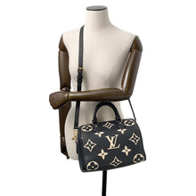 将图像加载到图库查看器中，LOUIS VUITTON Speedy Bandouliere Noir/RedM58947 Bicolor Monogram Empreinte Leather Size 25
