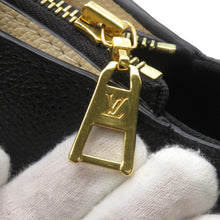 将图像加载到图库查看器中，LOUIS VUITTON Petit Palais Noir/BeigeM58913 Bicolor Monogram Empreinte Leather Size PM
