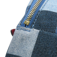 Load image into Gallery viewer, LOUIS VUITTON Palm Springs Backpack Blue/RedM45043 Monogram Denim Size MINI
