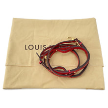 Load image into Gallery viewer, LOUIS VUITTON Palm Springs Backpack Blue/RedM45043 Monogram Denim Size MINI
