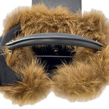 将图像加载到图库查看器中，LOUIS VUITTON Capucines Noir/Red/Multicolor Leather Fur
