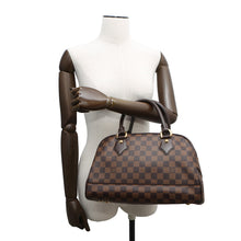将图像加载到图库查看器中，LOUIS VUITTON Duomo RedN60008 Damier Ebene Canvas

