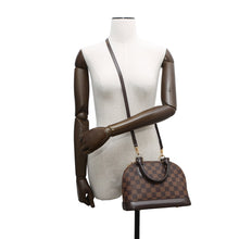 将图像加载到图库查看器中，LOUIS VUITTON Alma RedN41221 Damier Ebene Canvas Size BB
