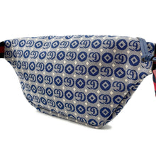 将图像加载到图库查看器中，GUCCI Gucci Kids GG logo jacquard belt bag Blue502095 Canvas

