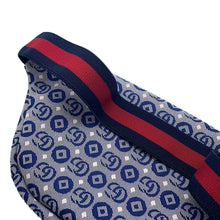 Load image into Gallery viewer, GUCCI Gucci Kids GG logo jacquard belt bag Blue502095 Canvas
