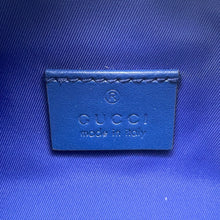 Load image into Gallery viewer, GUCCI Gucci Kids GG logo jacquard belt bag Blue502095 Canvas

