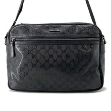 将图像加载到图库查看器中，GUCCI GG Crystal Shoulder Bag Black211107 PVC
