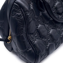 将图像加载到图库查看器中，GUCCI GGMatelasse 2wayTravel Bag Black702242 Leather
