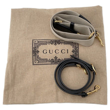 将图像加载到图库查看器中，GUCCI GGMatelasse 2wayTravel Bag Black702242 Leather
