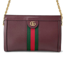 将图像加载到图库查看器中，GUCCI Ophidia ChainShoulder Bag Bordeaux503877 Leather Size Small

