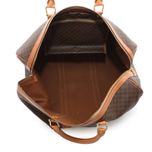 Load image into Gallery viewer, CELINE Macadam Travel Bag Brown PVC Leather
