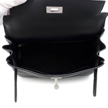 Load image into Gallery viewer, HERMES Kelly Retourne Black Togo Leather Size 28
