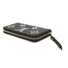 Load image into Gallery viewer, LOUIS VUITTON Zippy Wallet Noir/BeigeM80481 Bicolor Monogram Empreinte Leather
