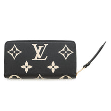 Load image into Gallery viewer, LOUIS VUITTON Zippy Wallet Noir/BeigeM80481 Bicolor Monogram Empreinte Leather

