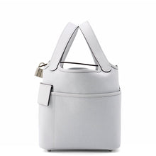 Load image into Gallery viewer, HERMES Picotin Lock Cargo Gri Platinum Towar Goeran Swift Leather Size PM
