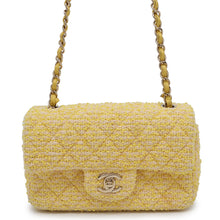 Load image into Gallery viewer, CHANEL Mini Matelasse ChainShoulder YellowA69900 Tweed Size 20
