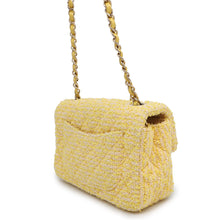 Load image into Gallery viewer, CHANEL Mini Matelasse ChainShoulder YellowA69900 Tweed Size 20
