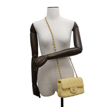 Load image into Gallery viewer, CHANEL Mini Matelasse ChainShoulder YellowA69900 Tweed Size 20
