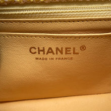 Load image into Gallery viewer, CHANEL Mini Matelasse ChainShoulder YellowA69900 Tweed Size 20
