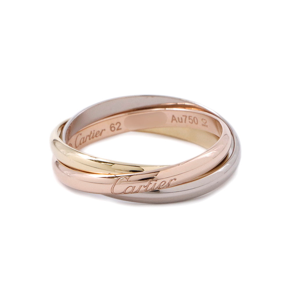 CARTIER TrinityRing Small model Size SM/62/#19B4086100 K18YG K18WG K18PG