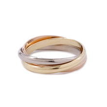 将图像加载到图库查看器中，CARTIER TrinityRing Small model Size SM/62/#19B4086100 K18YG K18WG K18PG

