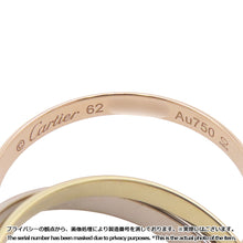 将图像加载到图库查看器中，CARTIER TrinityRing Small model Size SM/62/#19B4086100 K18YG K18WG K18PG
