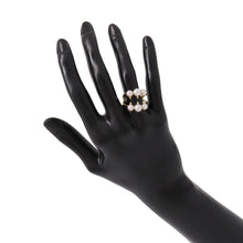 将图像加载到图库查看器中，TASAKI Danger Signature Pearl Ring Size #13R-4497-18KYG K18YG Akoya Pearl

