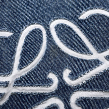 Load image into Gallery viewer, LOEWE Anagram Baggy Jeans Size 34 Blue Polyester65% Cotton35%
