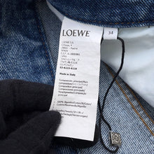 Load image into Gallery viewer, LOEWE Anagram Baggy Jeans Size 34 Blue Polyester65% Cotton35%
