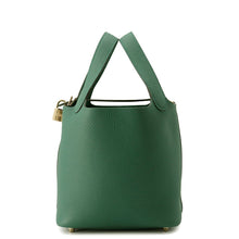 Load image into Gallery viewer, HERMES Picotin Lock Vert Moyen Taurillon Clemence Size PM
