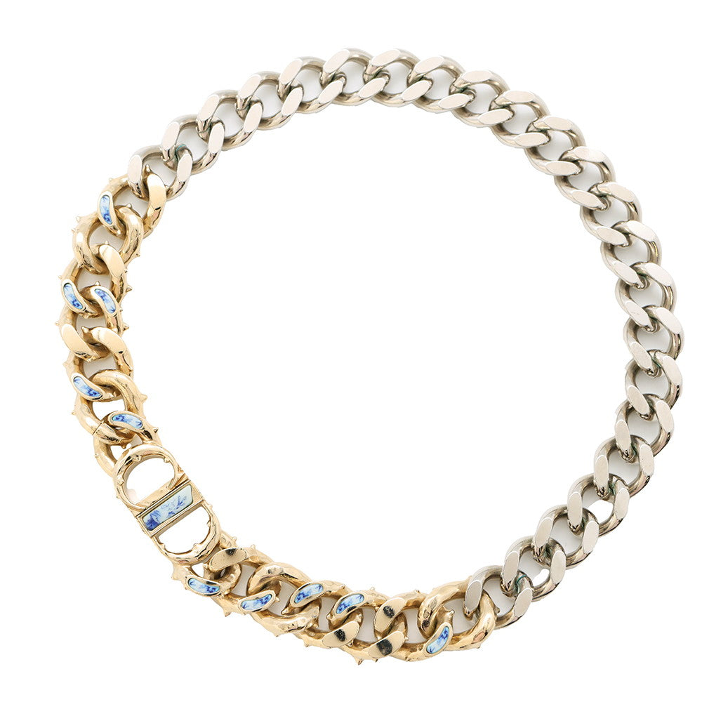 Dior CDIcon Chain Necklace Gold/SilverN2060HOMMT Metal