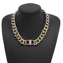 将图像加载到图库查看器中，Dior CDIcon Chain Necklace Gold/SilverN2060HOMMT Metal
