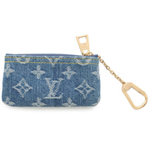 Load image into Gallery viewer, LOUIS VUITTON Pochette Cles BlueM82961 Monogram Denim

