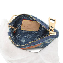 Load image into Gallery viewer, LOUIS VUITTON Pochette Cles BlueM82961 Monogram Denim
