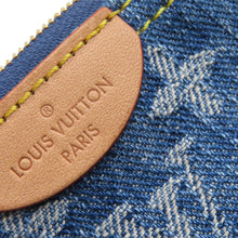 Load image into Gallery viewer, LOUIS VUITTON Pochette Cles BlueM82961 Monogram Denim
