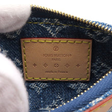 Load image into Gallery viewer, LOUIS VUITTON Pochette Cles BlueM82961 Monogram Denim
