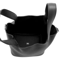 将图像加载到图库查看器中，HERMES Picotin Lock Black Taurillon Clemence Size PM
