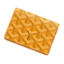 将图像加载到图库查看器中，GOYARD Marzelb Card Case Yellow PVCLeather
