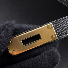 Load image into Gallery viewer, HERMES Kelly Sellier Black Epsom Size 32
