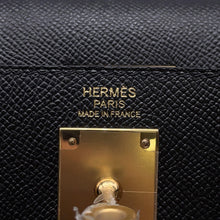 Load image into Gallery viewer, HERMES Kelly Sellier Black Epsom Size 32
