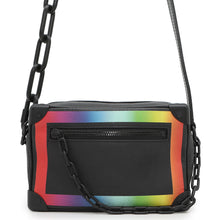 Load image into Gallery viewer, LOUIS VUITTON Mini Soft Trunk Noir/Righe RainbowM30351 Taiga Leather Size Mini
