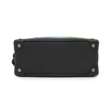 Load image into Gallery viewer, LOUIS VUITTON Mini Soft Trunk Noir/Righe RainbowM30351 Taiga Leather Size Mini
