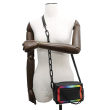 Load image into Gallery viewer, LOUIS VUITTON Mini Soft Trunk Noir/Righe RainbowM30351 Taiga Leather Size Mini
