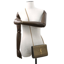 Load image into Gallery viewer, SAINT LAURENT PARIS Kate ChainShoulder Bag Gold469390 Leather

